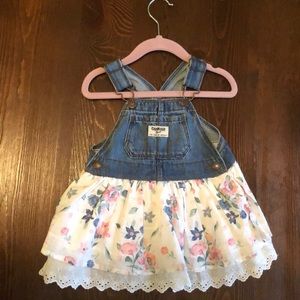 Flowery Overall dress
